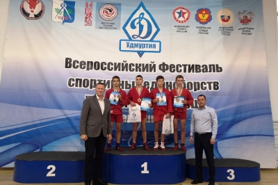14 юных динамовцев из Прикамья завоевали победы и призовые места на соревнованиях по самбо в г. Ижевске